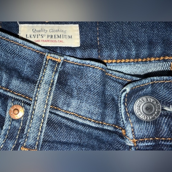 Levi’s 512 Slim Taper Premium Stretch Jeans Men’s 31x30 Dark Wash - Picture 5 of 15